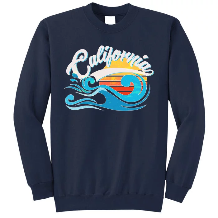 Vintage California Wave Logo Tall Sweatshirt