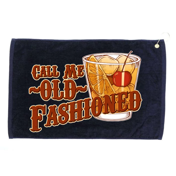 Vintage Call Me Old Fashioned Grommeted Golf Towel