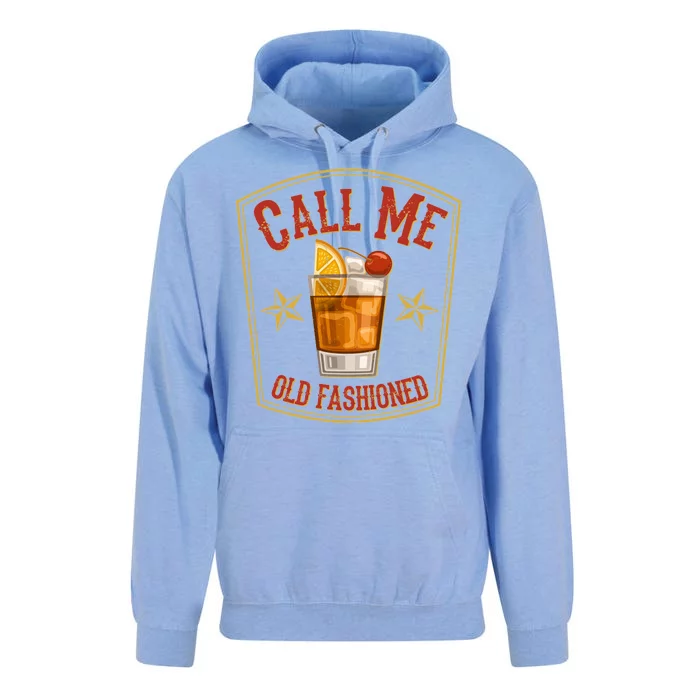 Vintage Call Me Old Fashioned Whiskey Unisex Surf Hoodie