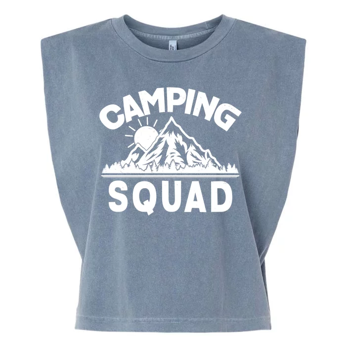 Vintage Camping Squad Wilderness Garment-Dyed Women's Muscle Tee