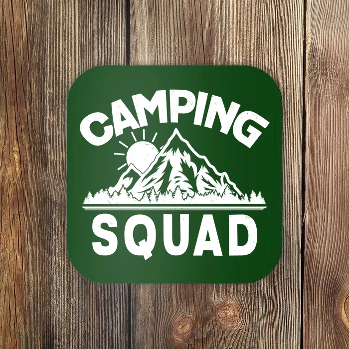 Vintage Camping Squad Wilderness Coaster