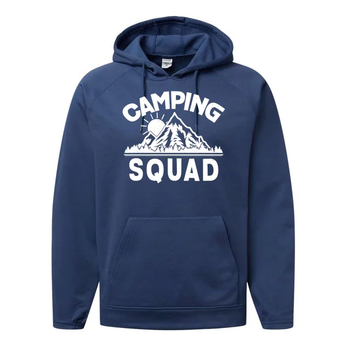 Vintage Camping Squad Wilderness Performance Fleece Hoodie