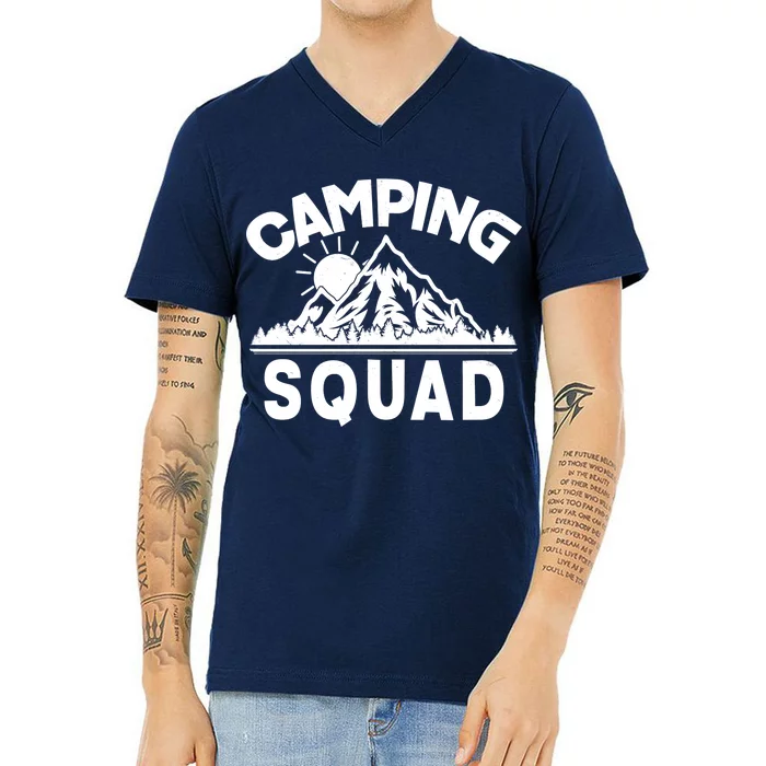 Vintage Camping Squad Wilderness V-Neck T-Shirt