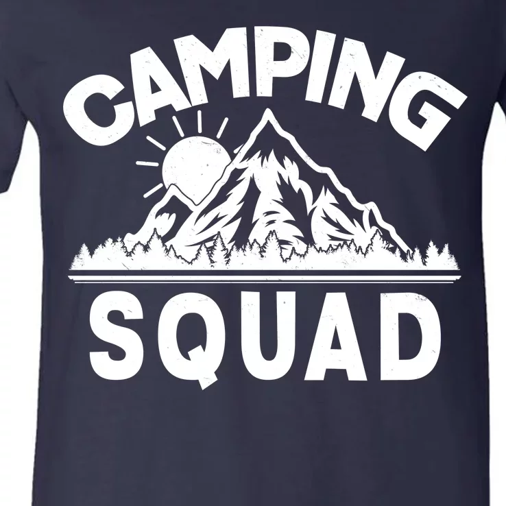 Vintage Camping Squad Wilderness V-Neck T-Shirt