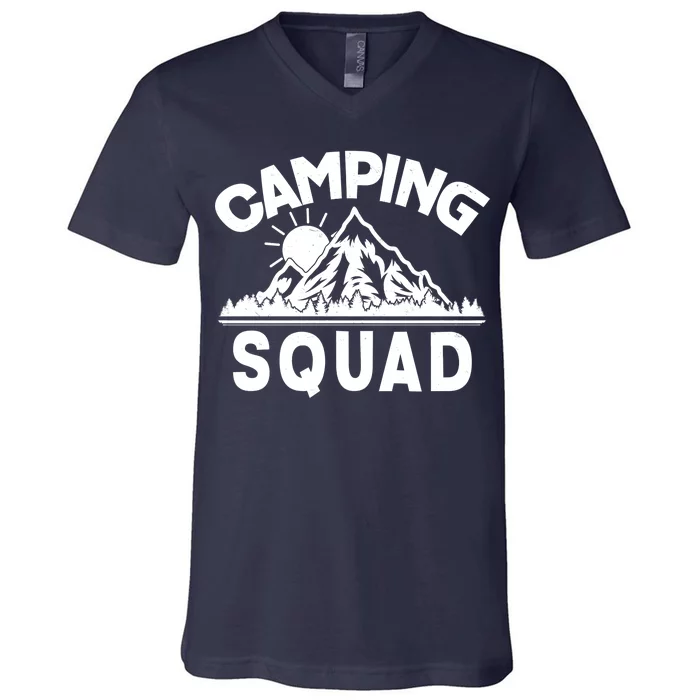 Vintage Camping Squad Wilderness V-Neck T-Shirt