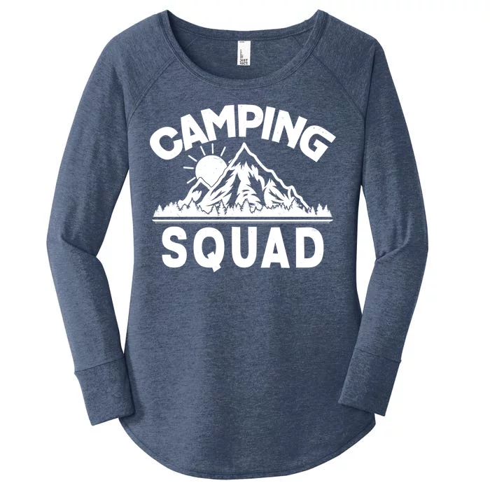 Vintage Camping Squad Wilderness Women's Perfect Tri Tunic Long Sleeve Shirt