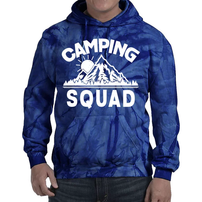 Vintage Camping Squad Wilderness Tie Dye Hoodie