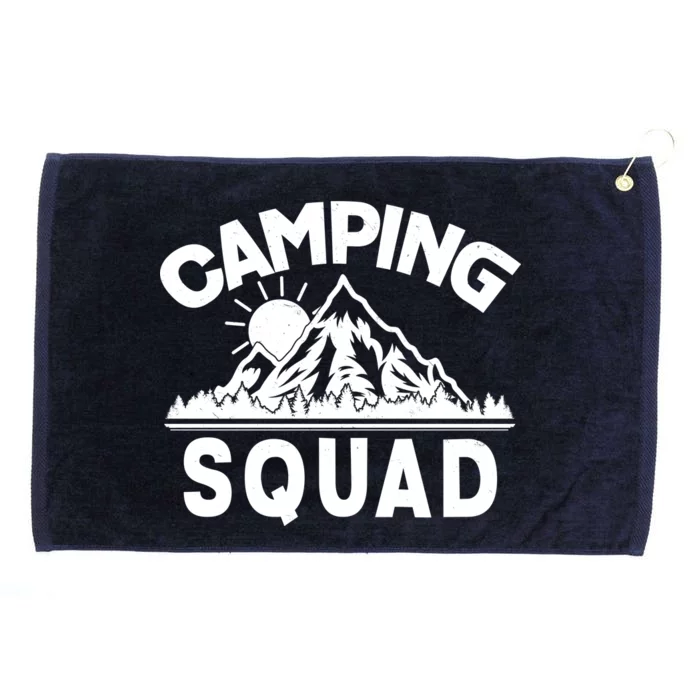 Vintage Camping Squad Wilderness Grommeted Golf Towel