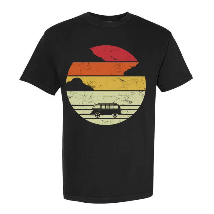 Vintage Camping Sunset Garment-Dyed Heavyweight T-Shirt