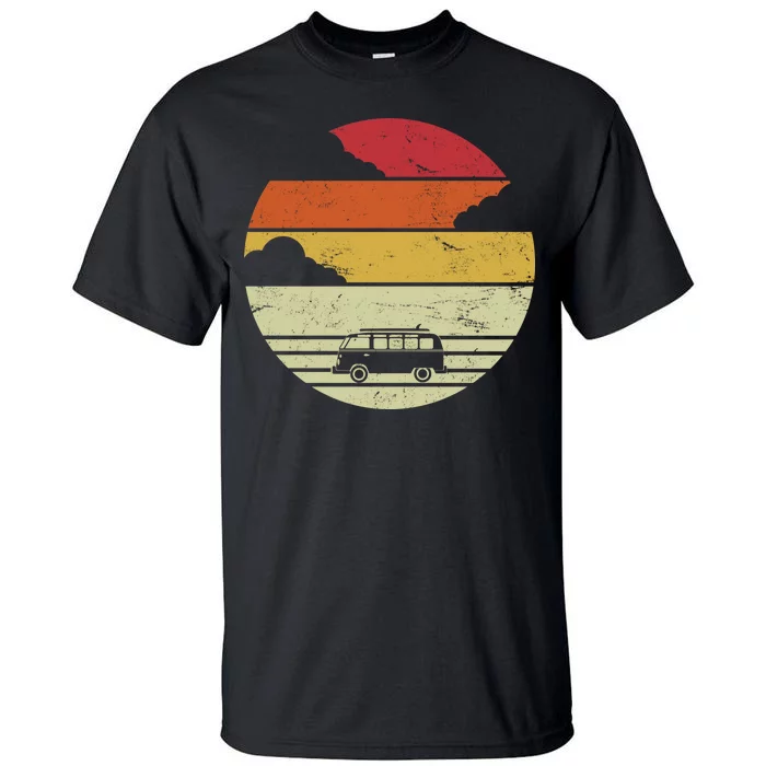 Vintage Camping Sunset Tall T-Shirt