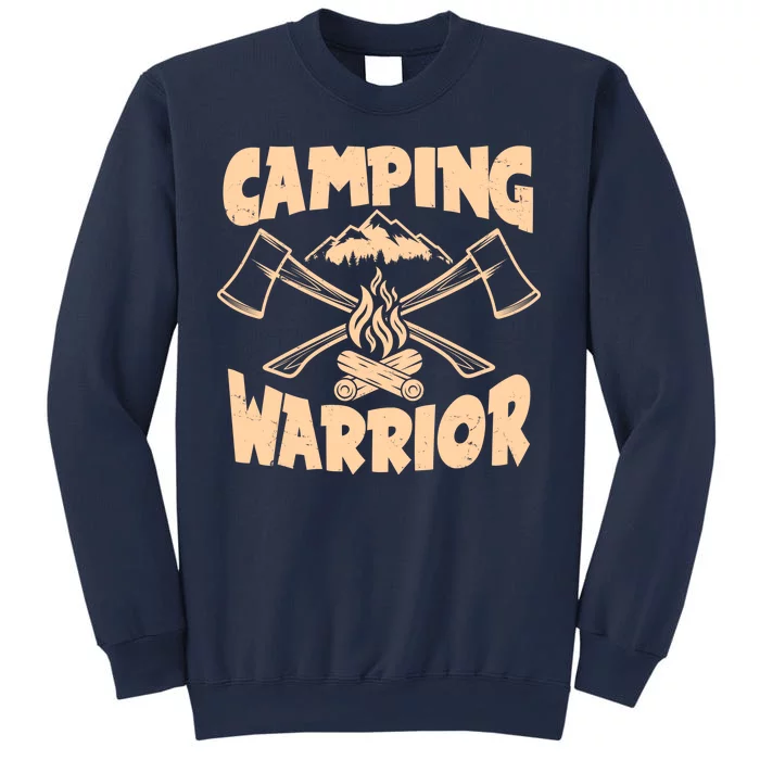 Vintage Camping Warrior Lumberjack Axes Sweatshirt