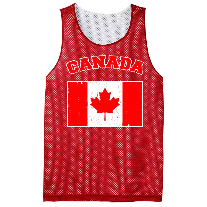 Vintage Canada Mesh Reversible Basketball Jersey Tank