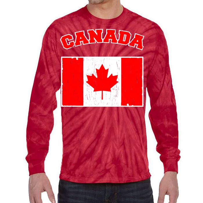 Vintage Canada Tie-Dye Long Sleeve Shirt