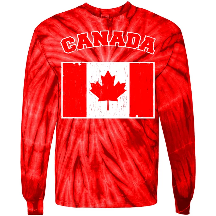 Vintage Canada Tie-Dye Long Sleeve Shirt