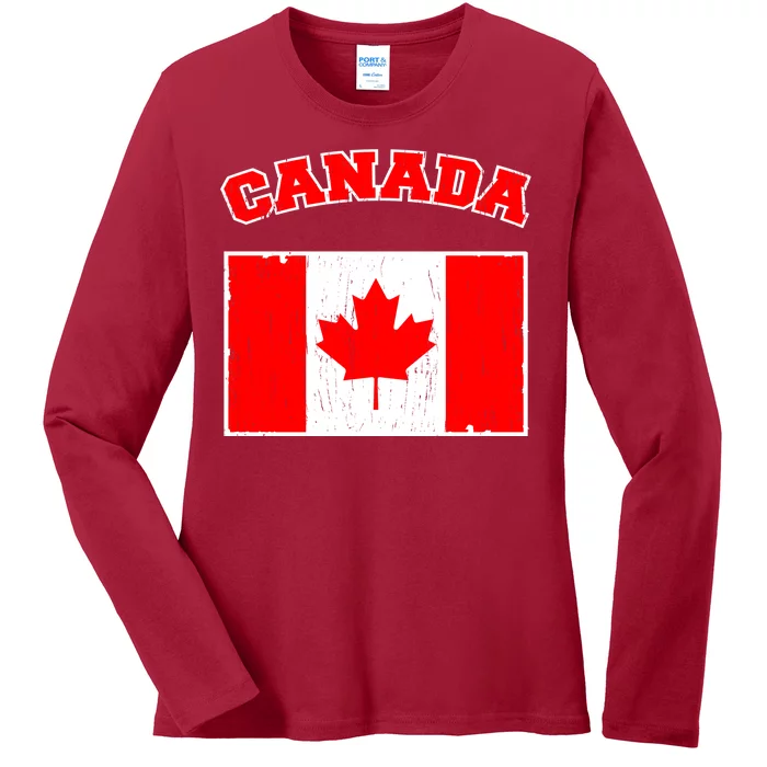 Vintage Canada Ladies Long Sleeve Shirt