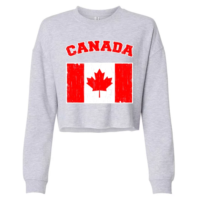 Vintage Canada Cropped Pullover Crew