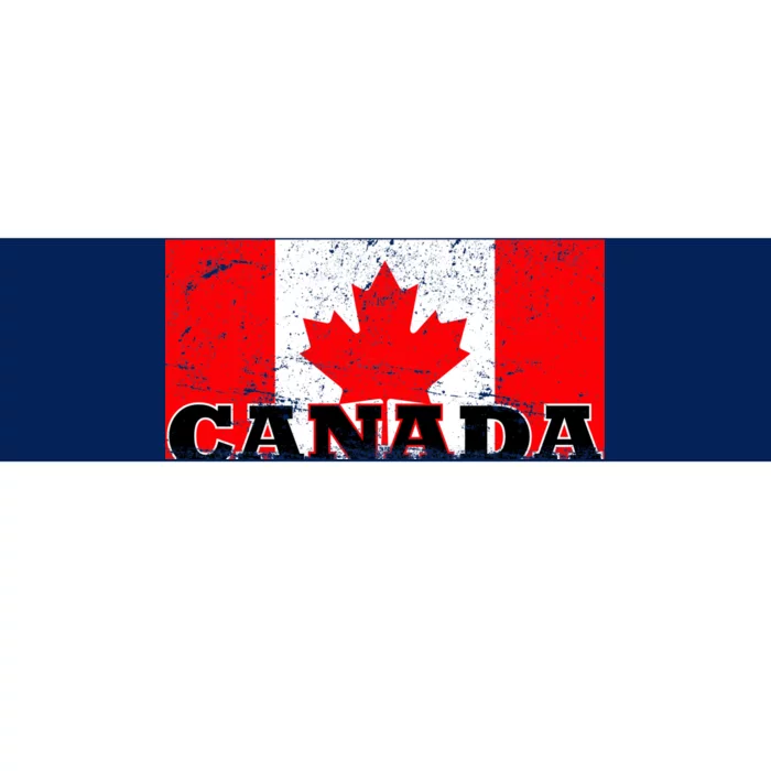 Vintage Canadian Flag Canada Bumper Sticker