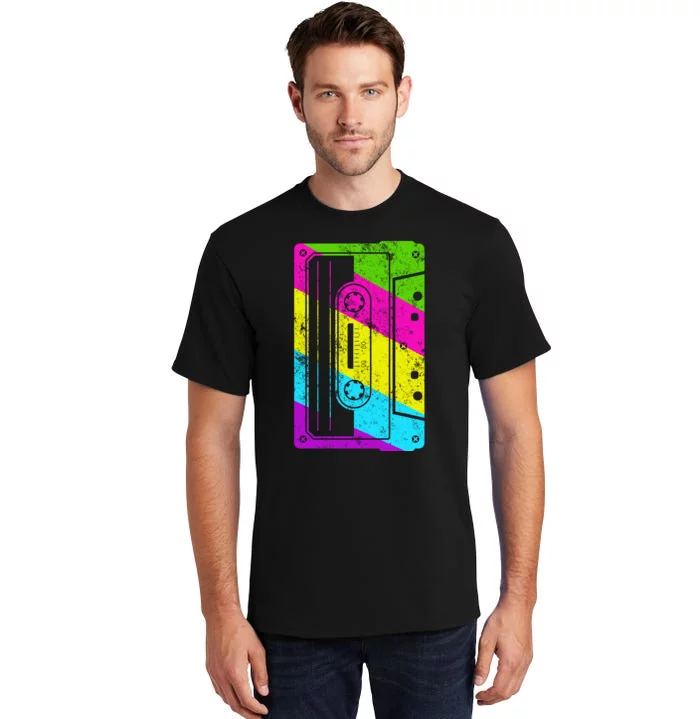 Vintage Cassette Tape 80s Tall T-Shirt