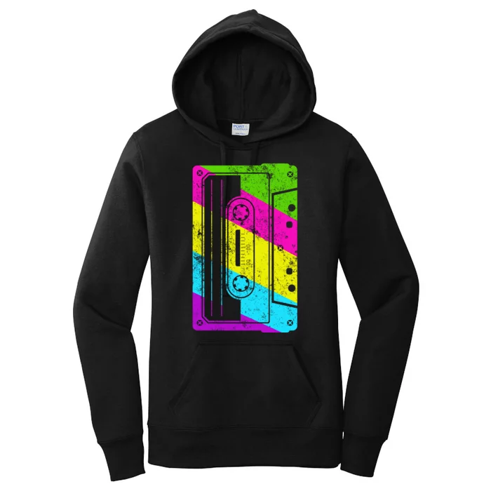 Vintage Cassette Tape 80s Women's Pullover Hoodie