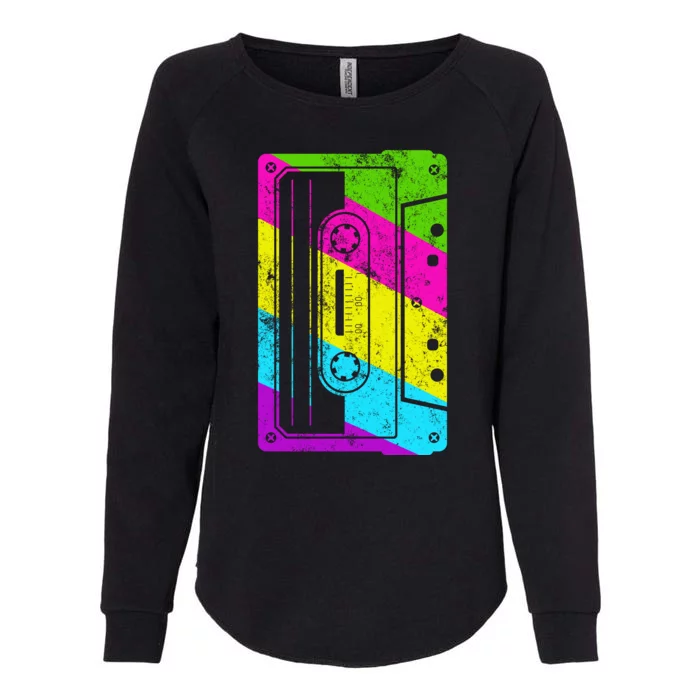 Vintage Cassette Tape 80s Womens California Wash Sweatshirt