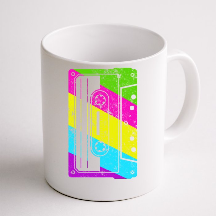 Vintage Cassette Tape 80s Front & Back Coffee Mug