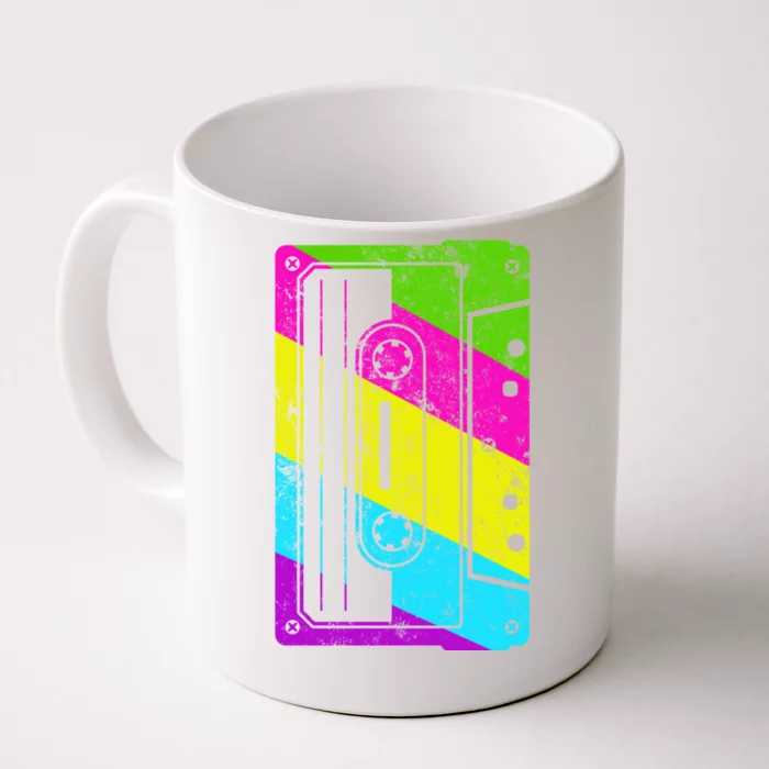 Vintage Cassette Tape 80s Front & Back Coffee Mug