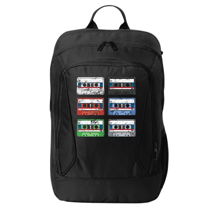 Vintage Cassette Tapes City Backpack