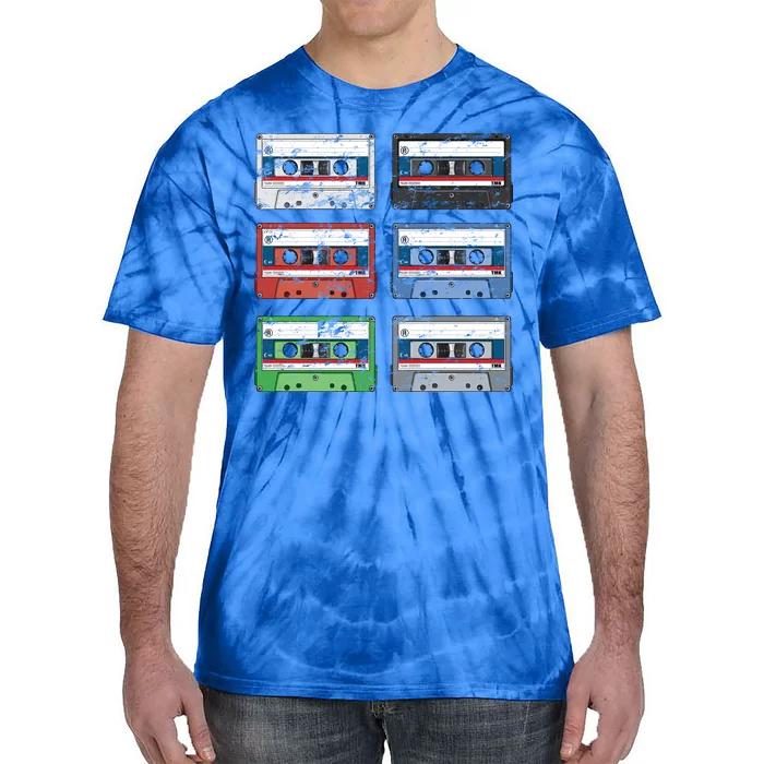 Vintage Cassette Tapes Tie-Dye T-Shirt