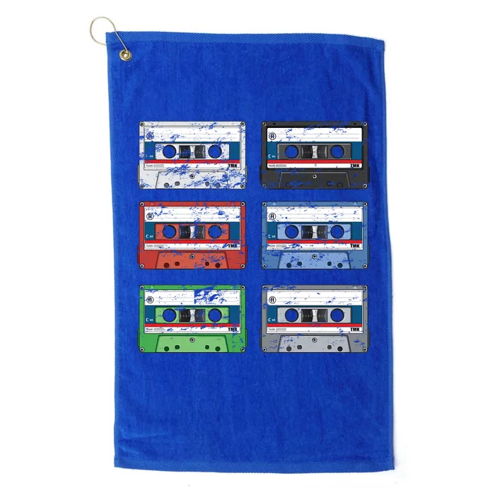 Vintage Cassette Tapes Platinum Collection Golf Towel