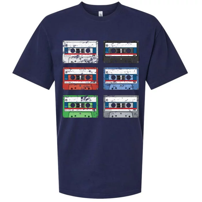 Vintage Cassette Tapes Sueded Cloud Jersey T-Shirt