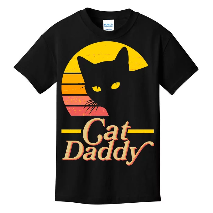 Vintage Cat Daddy Kids T-Shirt