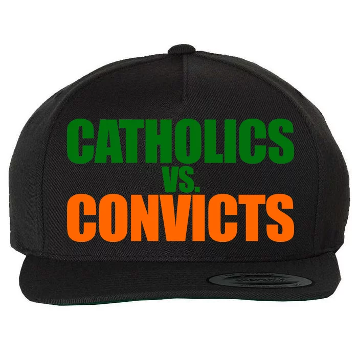 Vintage Catholics Vs. Convicts 1988 Classic Wool Snapback Cap