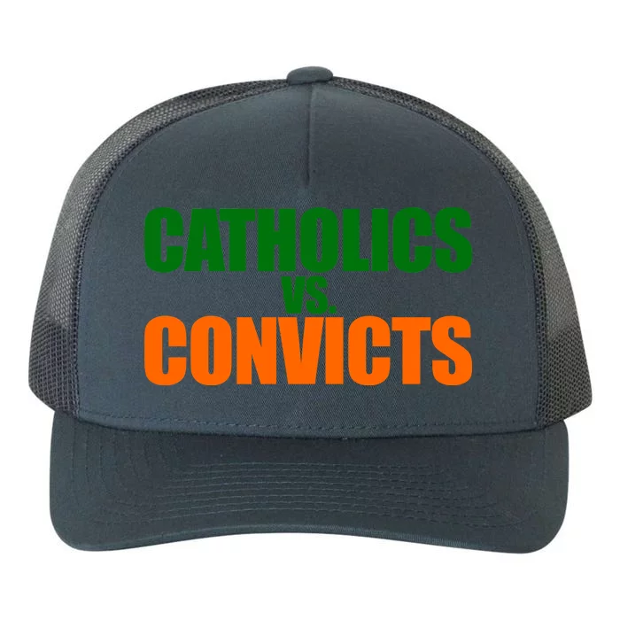 Vintage Catholics Vs. Convicts 1988 Classic Yupoong Adult 5-Panel Trucker Hat