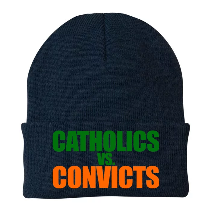 Vintage Catholics Vs. Convicts 1988 Classic Knit Cap Winter Beanie