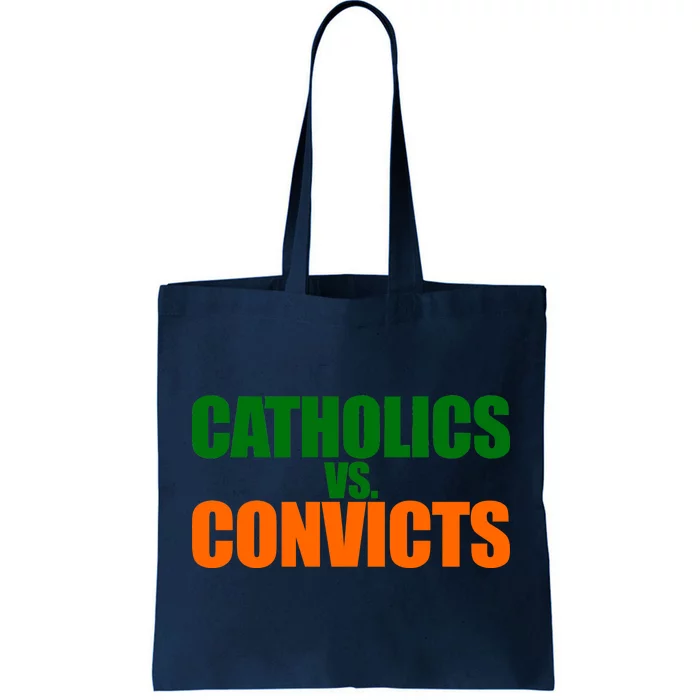 Vintage Catholics Vs. Convicts 1988 Classic Tote Bag