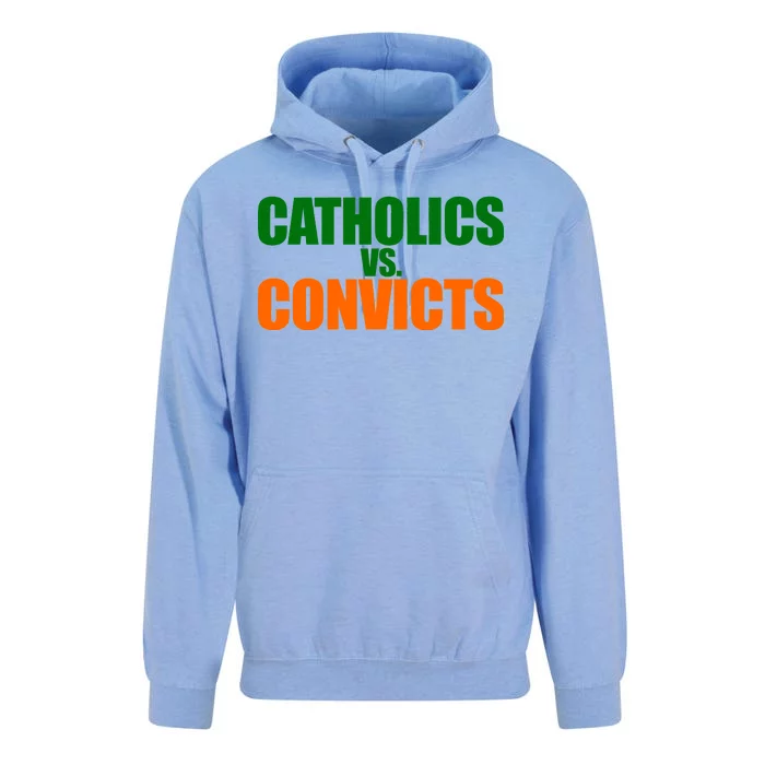 Vintage Catholics Vs. Convicts 1988 Classic Unisex Surf Hoodie