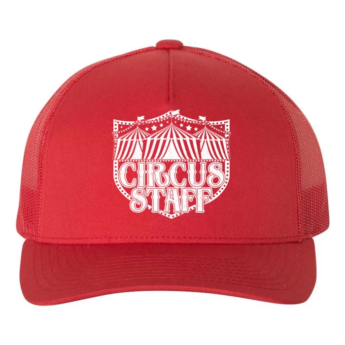 Vintage Circus Staff Yupoong Adult 5-Panel Trucker Hat