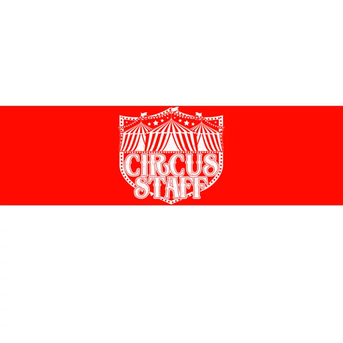 Vintage Circus Staff Bumper Sticker