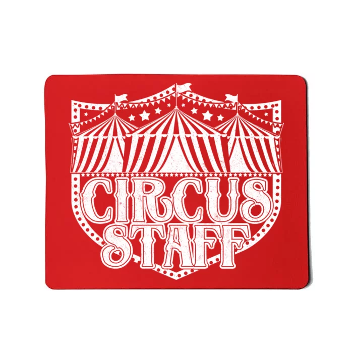 Vintage Circus Staff Mousepad