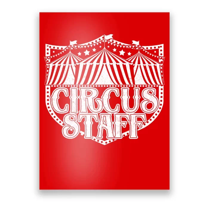 Vintage Circus Staff Poster