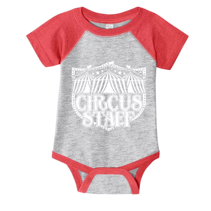 Vintage Circus Staff Infant Baby Jersey Bodysuit