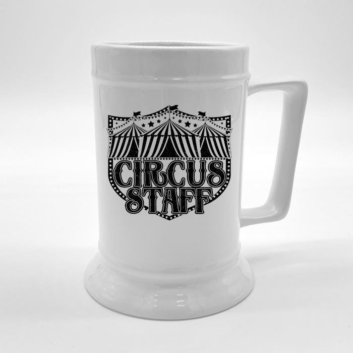 Vintage Circus Staff Front & Back Beer Stein