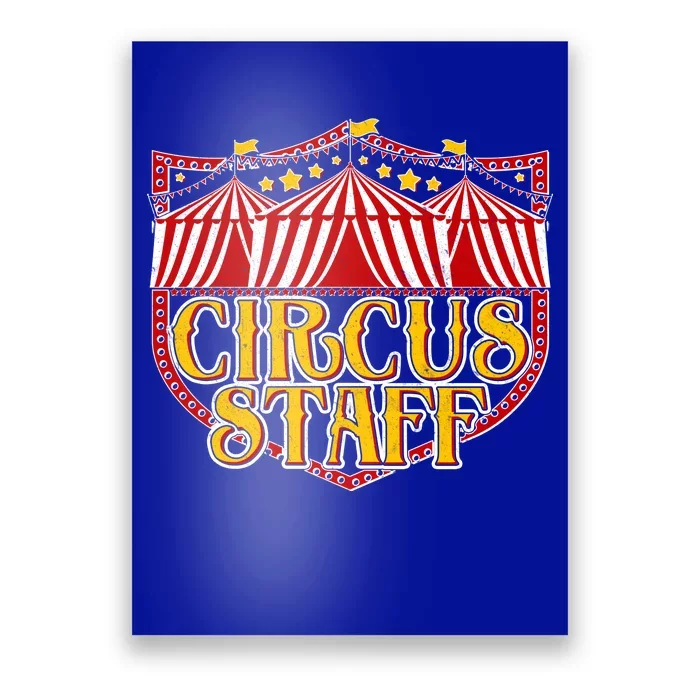 Vintage Circus Staff Carnival Poster