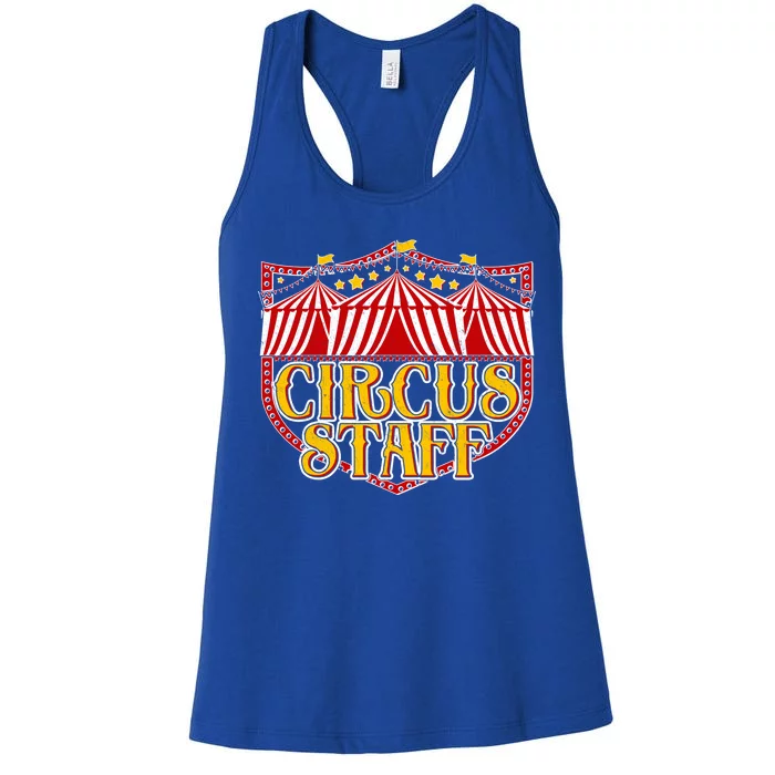 Vintage Circus Staff Carnival Women's Racerback Tank