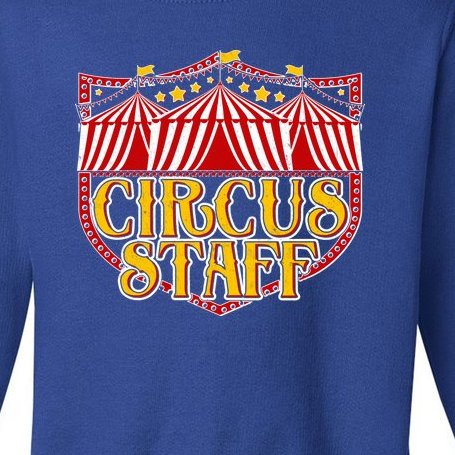 Vintage Circus Staff Carnival Toddler Sweatshirt