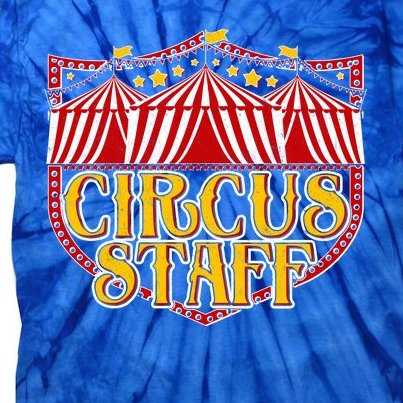 Vintage Circus Staff Carnival Tie-Dye T-Shirt