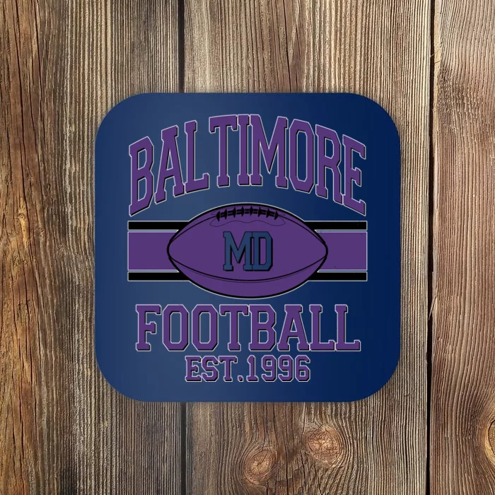 Vintage Classic Baltimore Maryland Ravens Football EST1996 Coaster