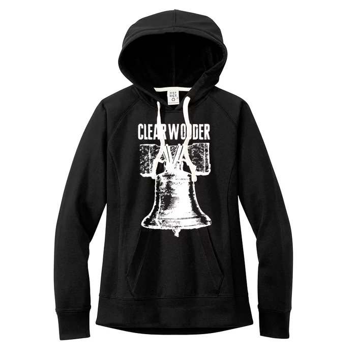 Vintage Clearwooder Bell Clearwater Philly Baseball Women's Fleece Hoodie