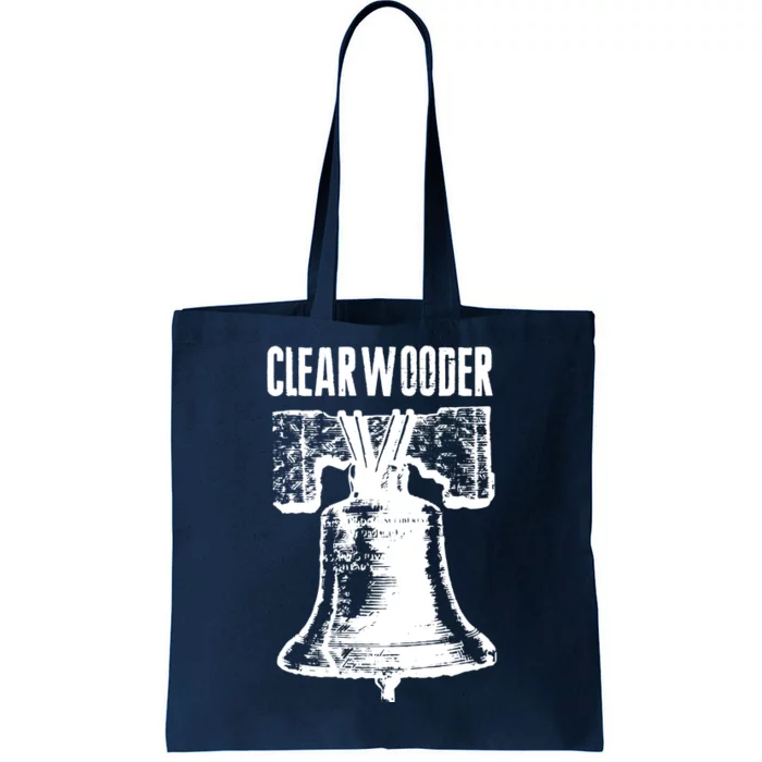 Vintage Clearwooder Bell Clearwater Philly Baseball Tote Bag