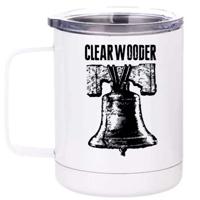 Vintage Clearwooder Bell Clearwater Philly Baseball Front & Back 12oz Stainless Steel Tumbler Cup